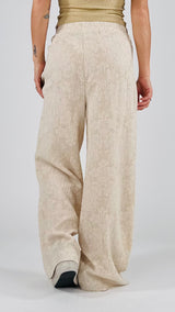 Pantalone goffrato lino cotone H.