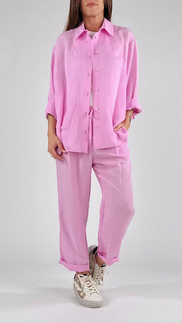 Camicia lino viscosa T.