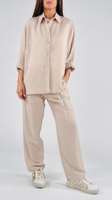 Camicia lino viscosa T.