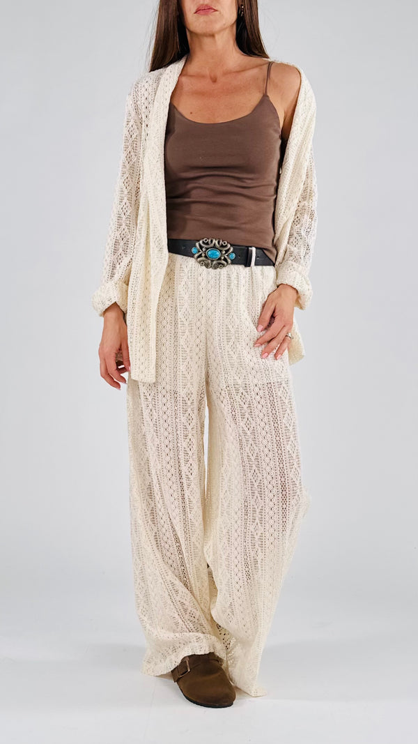 Pantalone palazzo pizzo losanghe You