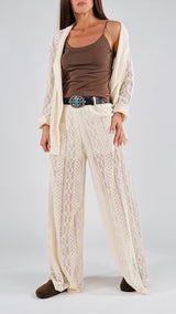 Pantalone palazzo pizzo losanghe You