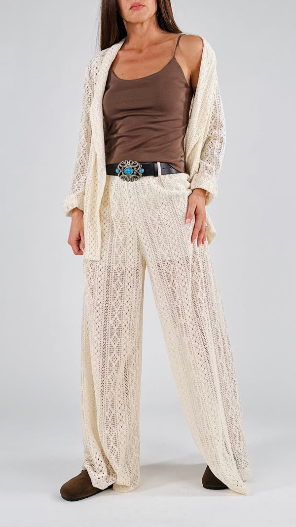 Pantalone palazzo pizzo losanghe You