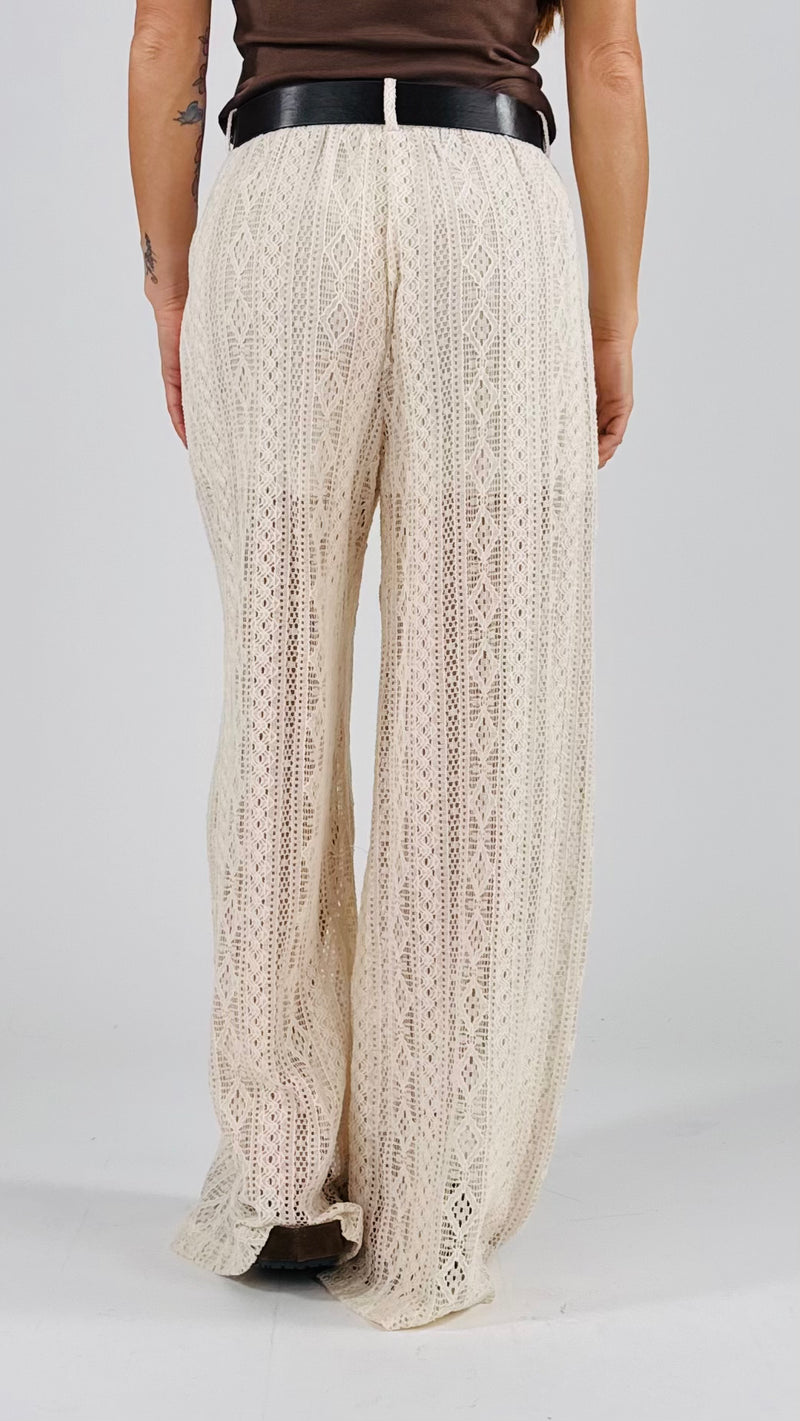 Pantalone palazzo pizzo losanghe You