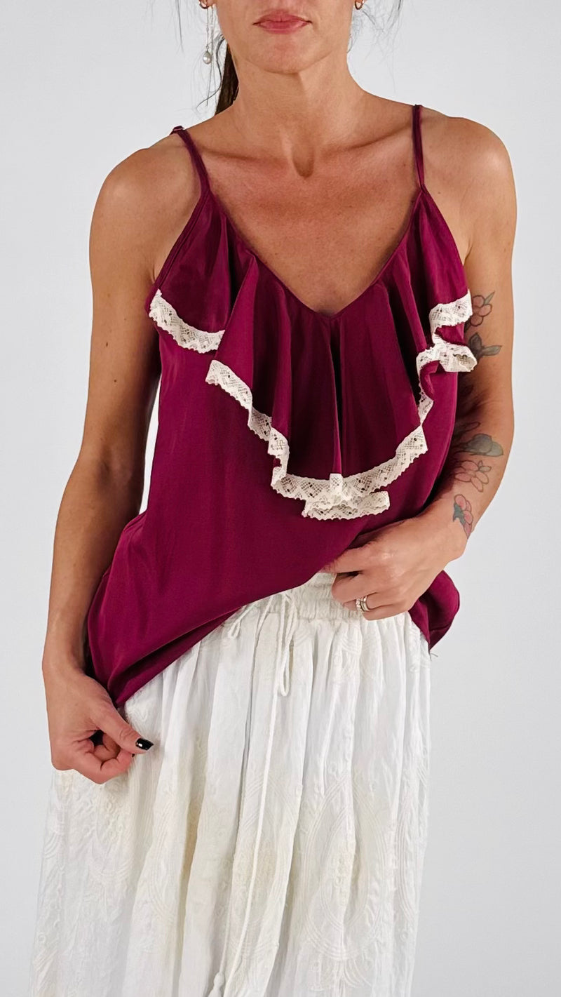 Top lingerie cupro smerigliato You