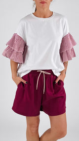 T-shirt manica righe You
