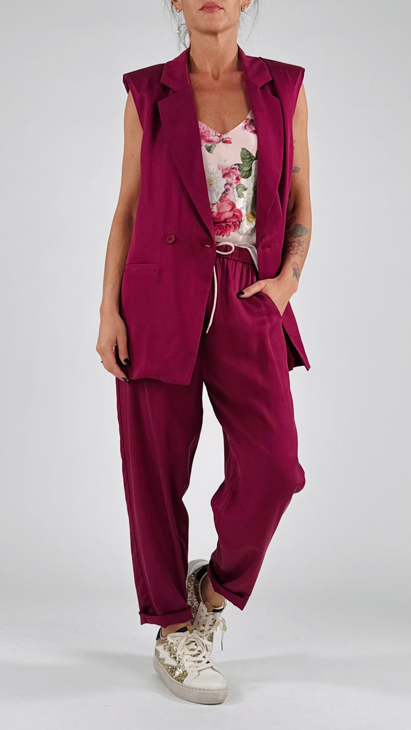 Pantalone cupro smerigliato You