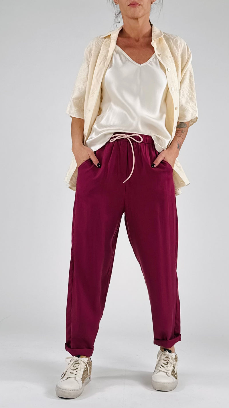 Pantalone cupro smerigliato You