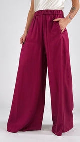 Pantalone palazzo cupro smerigliato You