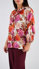 Camicia mussola camelie T.