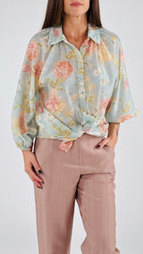 Camicia mussola light blu