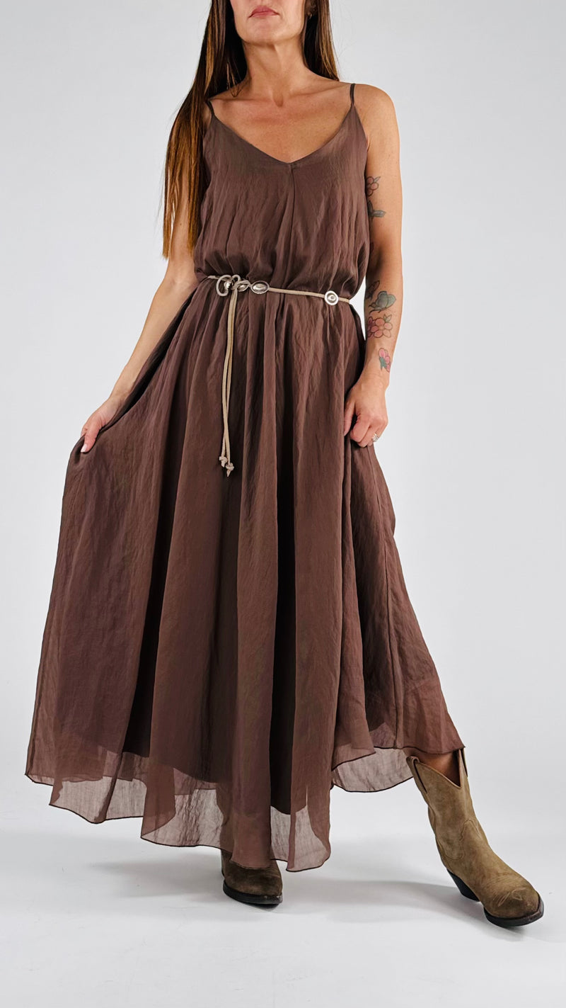 Abito sottoveste voile lavato H.