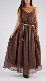 Abito sottoveste voile lavato H.