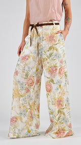 Pantalone palazzo light pink T.