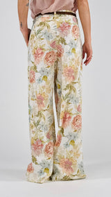 Pantalone palazzo light pink T.