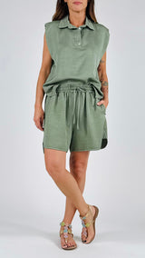 Short coulisse cupro H.