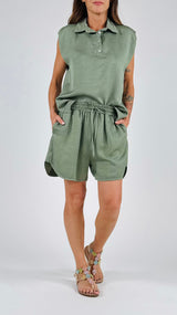 Short coulisse cupro H.