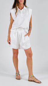Short coulisse cupro H.