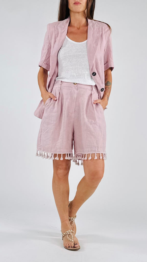 Bermuda nappe puro lino T.