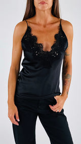 Top lingerie macramè T.
