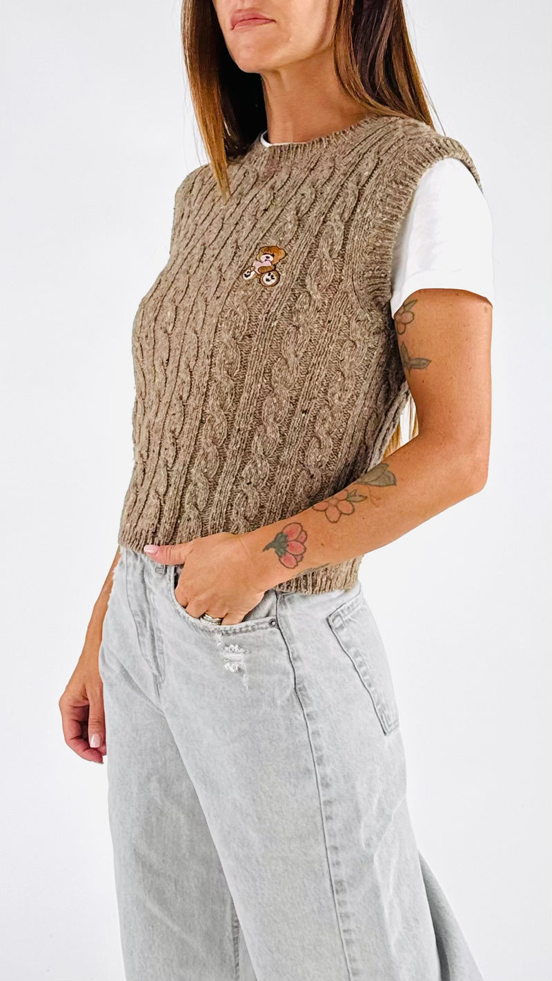 Gilet trecce orsetto K.