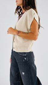 Gilet costa inglese bottoni mil H.