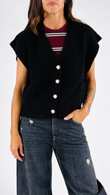 Gilet costa inglese bottoni mil H.