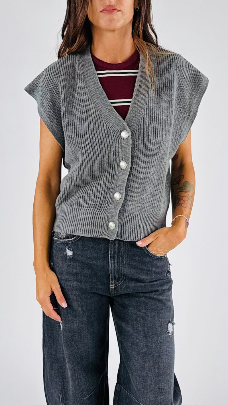 Gilet costa inglese bottoni mil H.