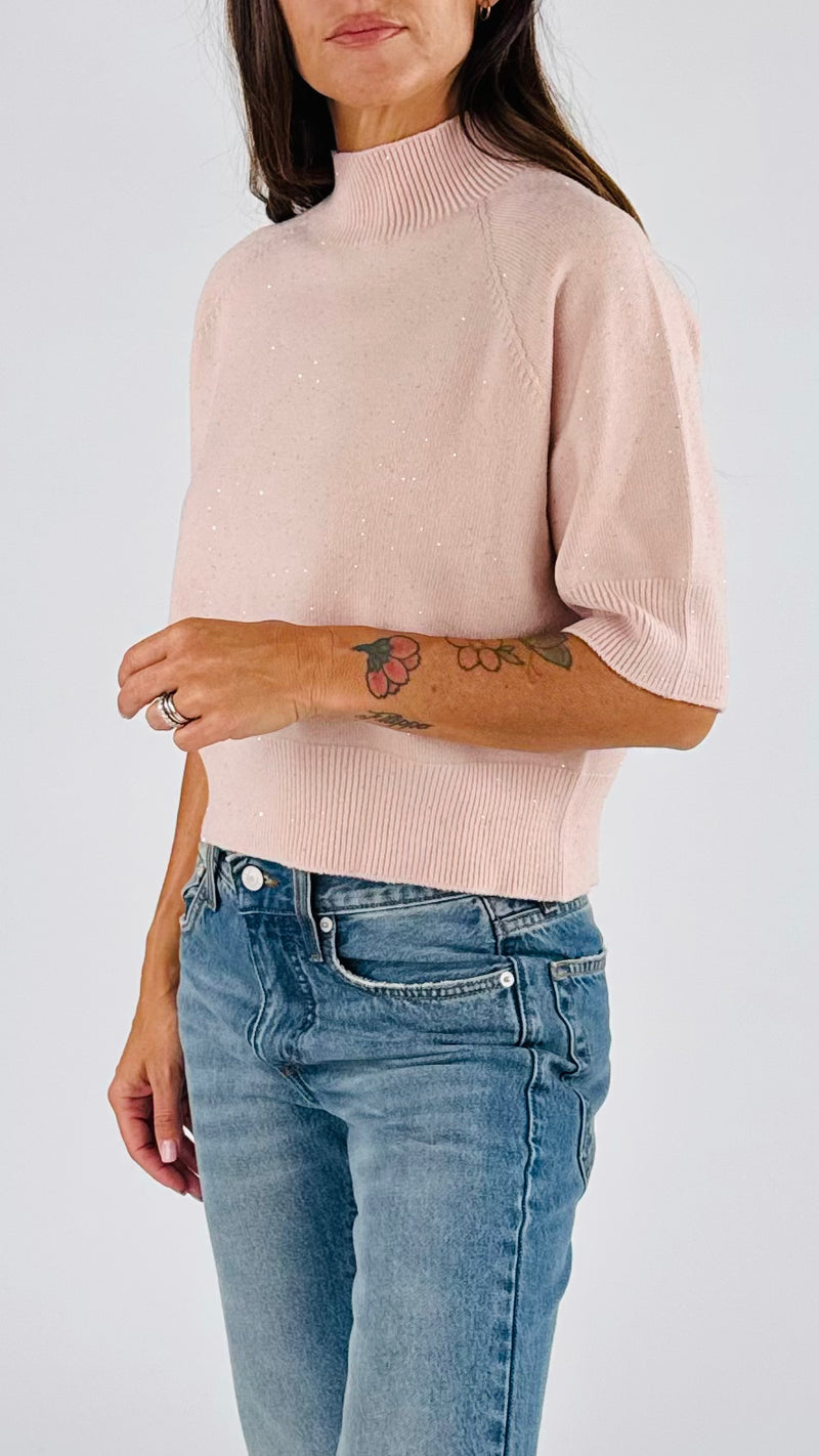 Lupetto m/m micropaillettes K.