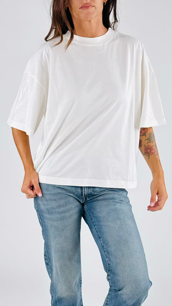 T-shirt over Vic.