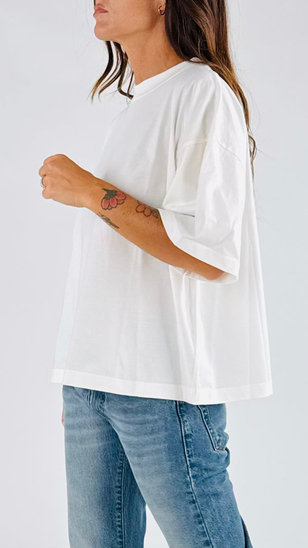 T-shirt over Vic.
