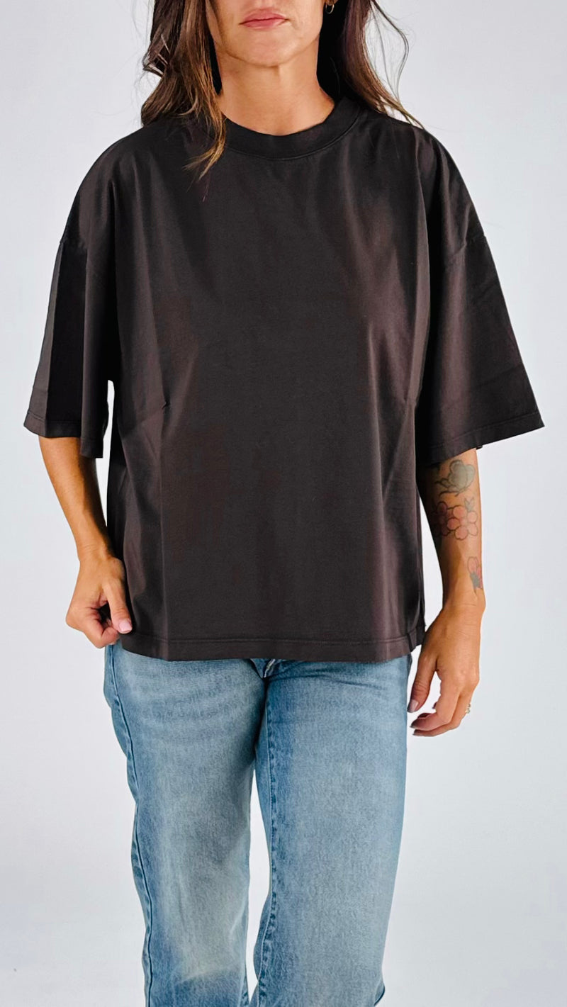 T-shirt over Vic.