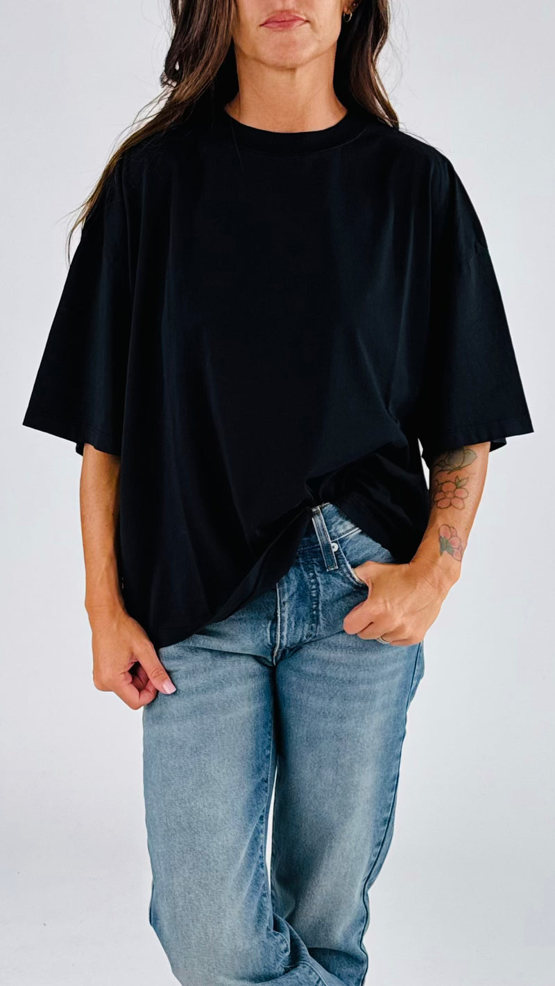 T-shirt over Vic.