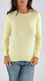 Pull girocollo viscosa basic Vic.