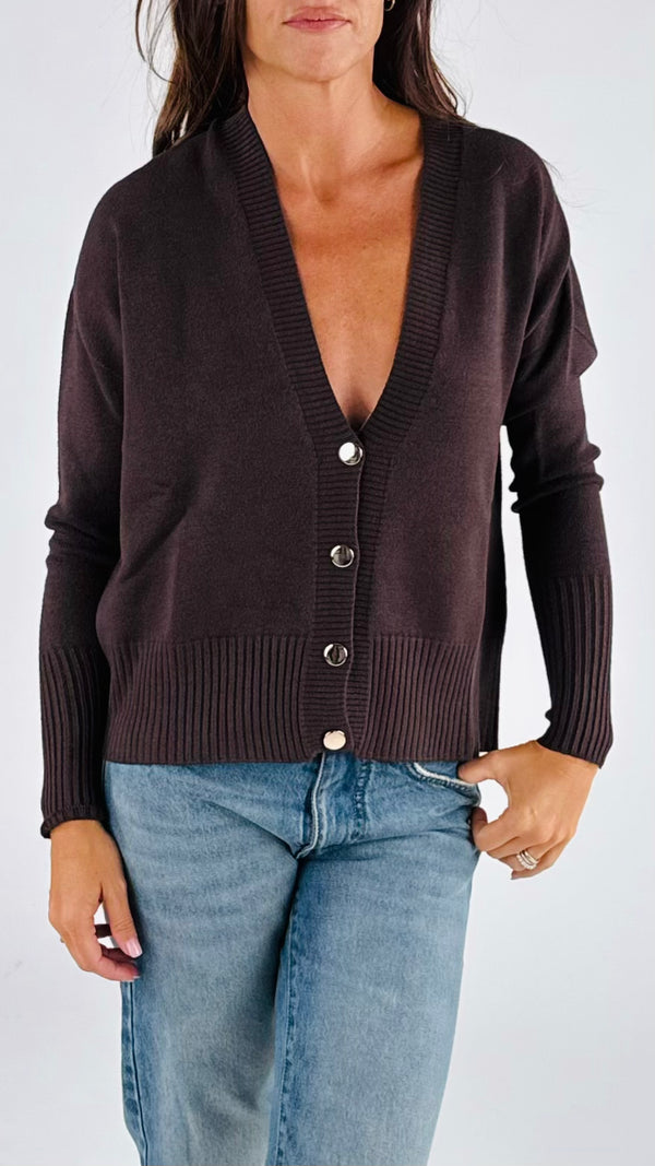 Cardigan polso costina T.
