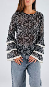 Camicina organza ricamata You