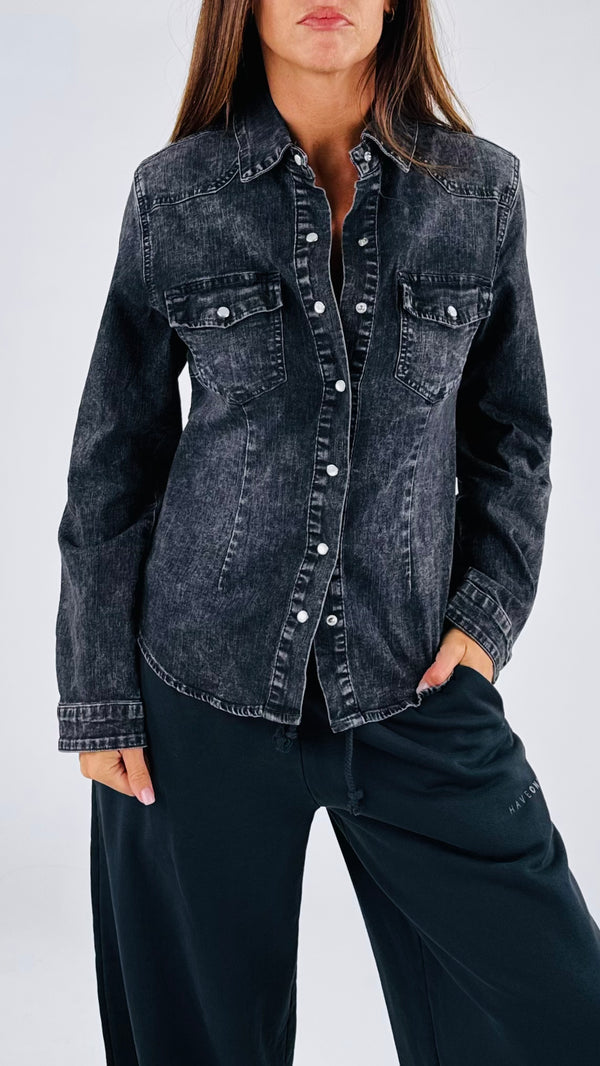 Camicia Lisa black