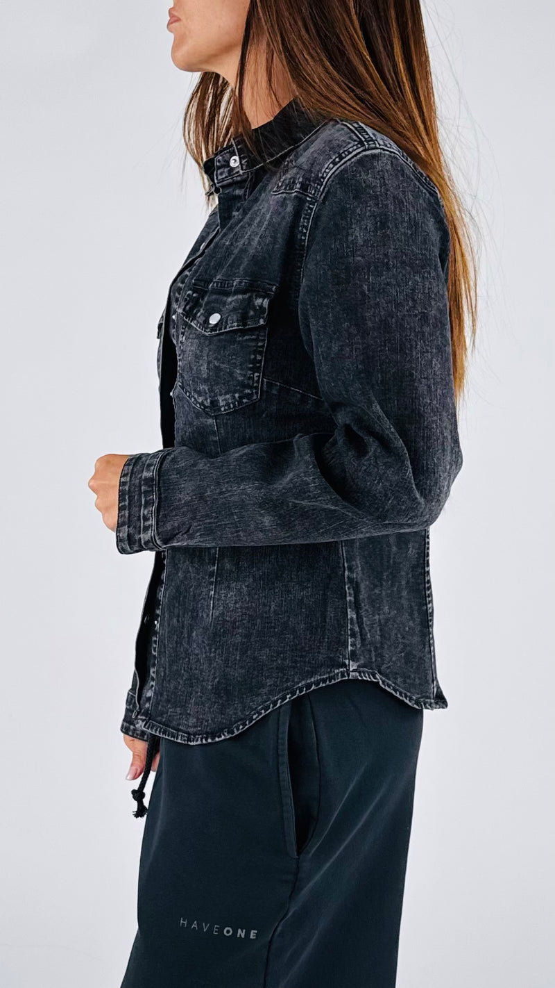 Camicia Lisa black
