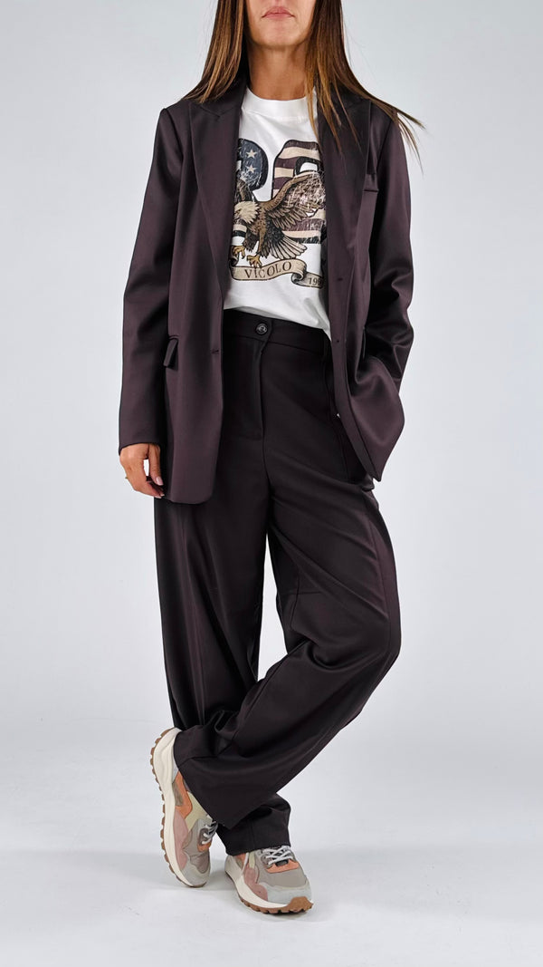 Giacca twill due bottoni T.
