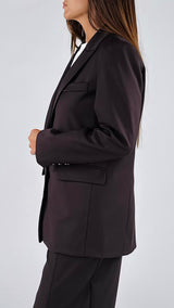 Giacca twill due bottoni T.