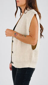 Gilet costa inglese giro allungato