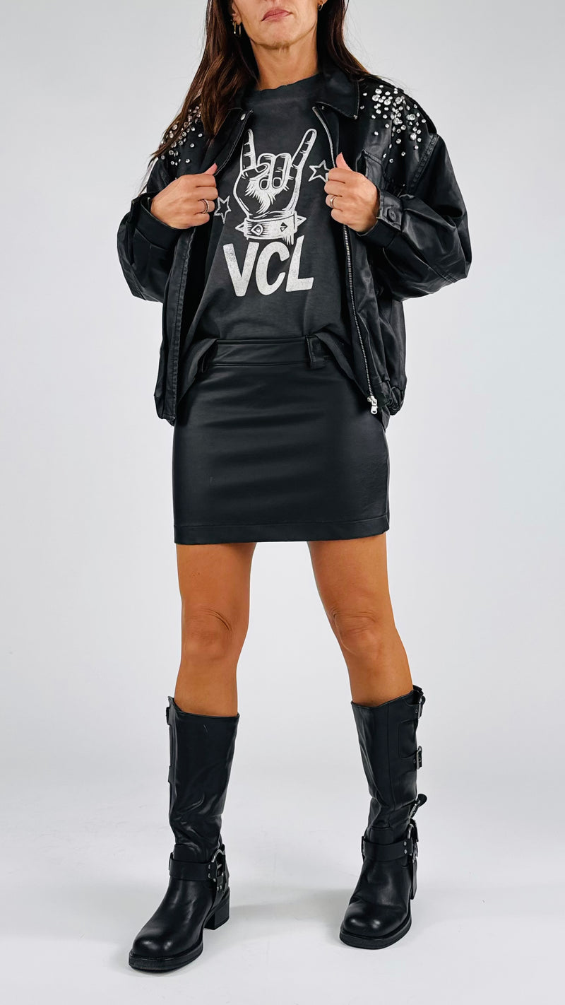 Mini ecopelle stone H.