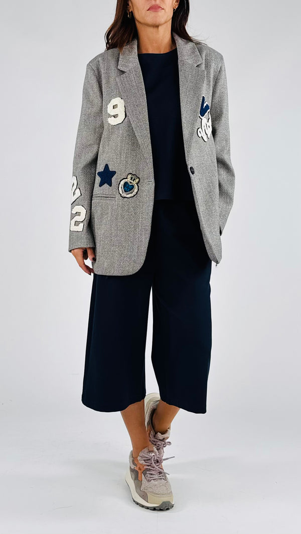 Giacca resca patch Vic.