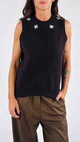 Gilet collo cabochon Vic.