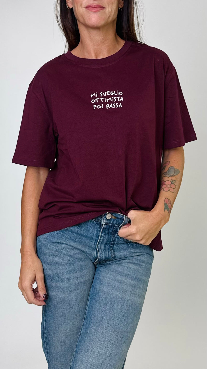 T-shirt "non parlatemi"