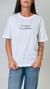 T-shirt "non parlatemi"
