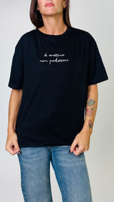 T-shirt "non parlatemi"