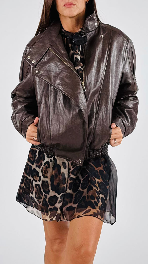 Bomber ecopelle imbottito T.