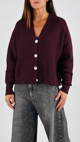 Cardigan bottoni madreperla T.