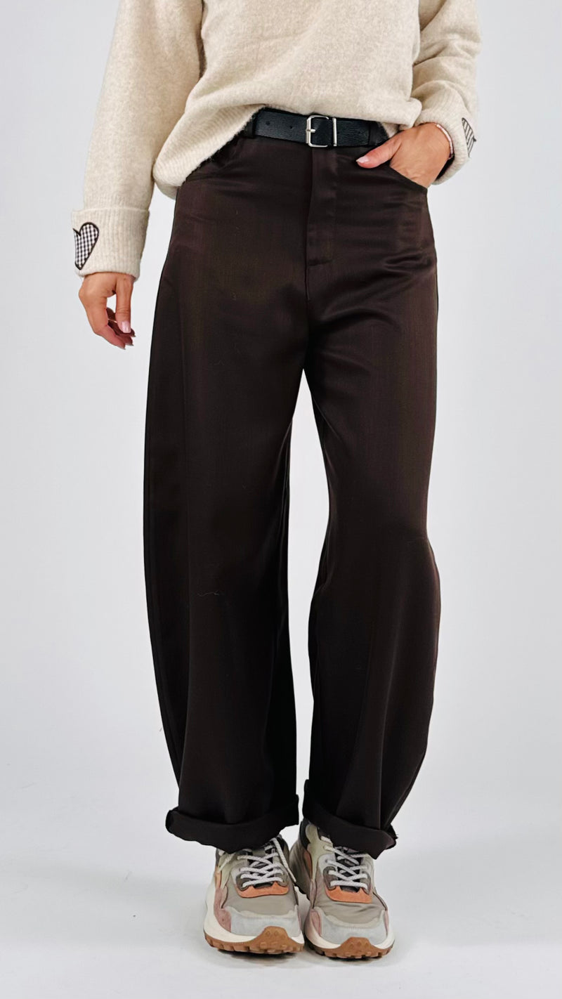 Pantalone baloon fiammato H.
