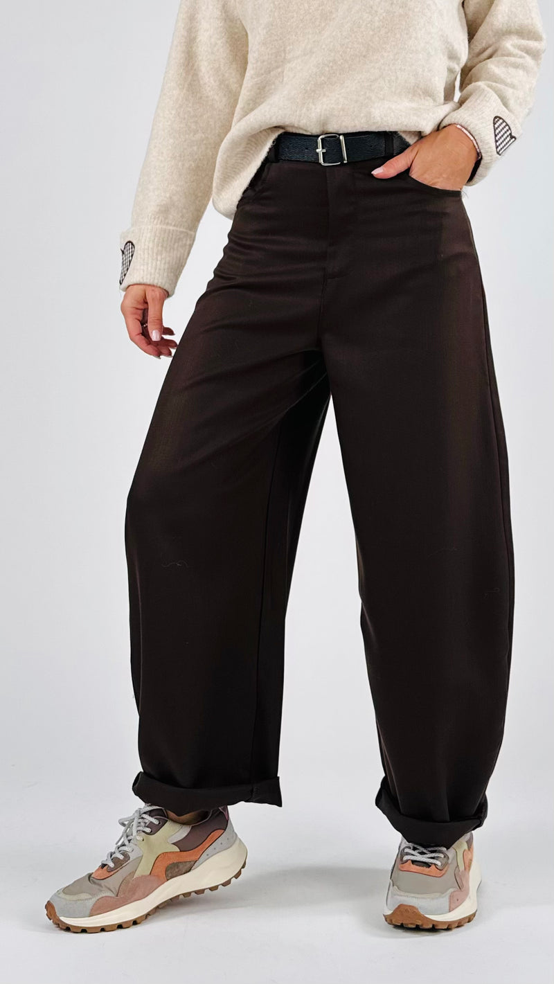 Pantalone baloon fiammato H.